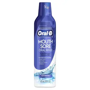 Oral-B Mouth Sore Mouthwash Special Care Oral Rinse, 475 mL (16 fl oz) Daily Peroxide