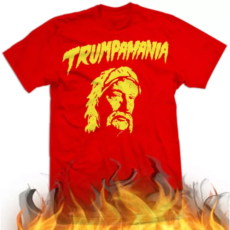Donald Trump Face Mustache Trumpamania Trumpmania Hogan Hulkamania Shirt