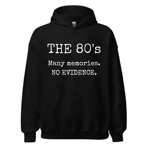 Made in USA, The 80s Hoodie Print Funny Gen X Hoodies Casual Fleece Fabric Pullover Hooded Sweatshirt for Women for Men, Gift, Womenswear Tops Green