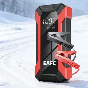 Roadside Assistance Emergency Starter 12V 1200a Peak Current Portable Vehicle Car Jump Start Power Bank, Mobile Charger for Gasoline Engines Up to 6.0L