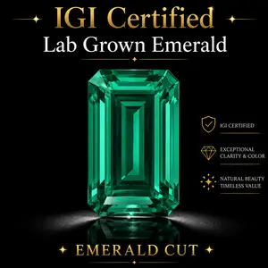【Gemstone - Emerald】IGI Certified Lab Grown Gemstone - 1 Ct