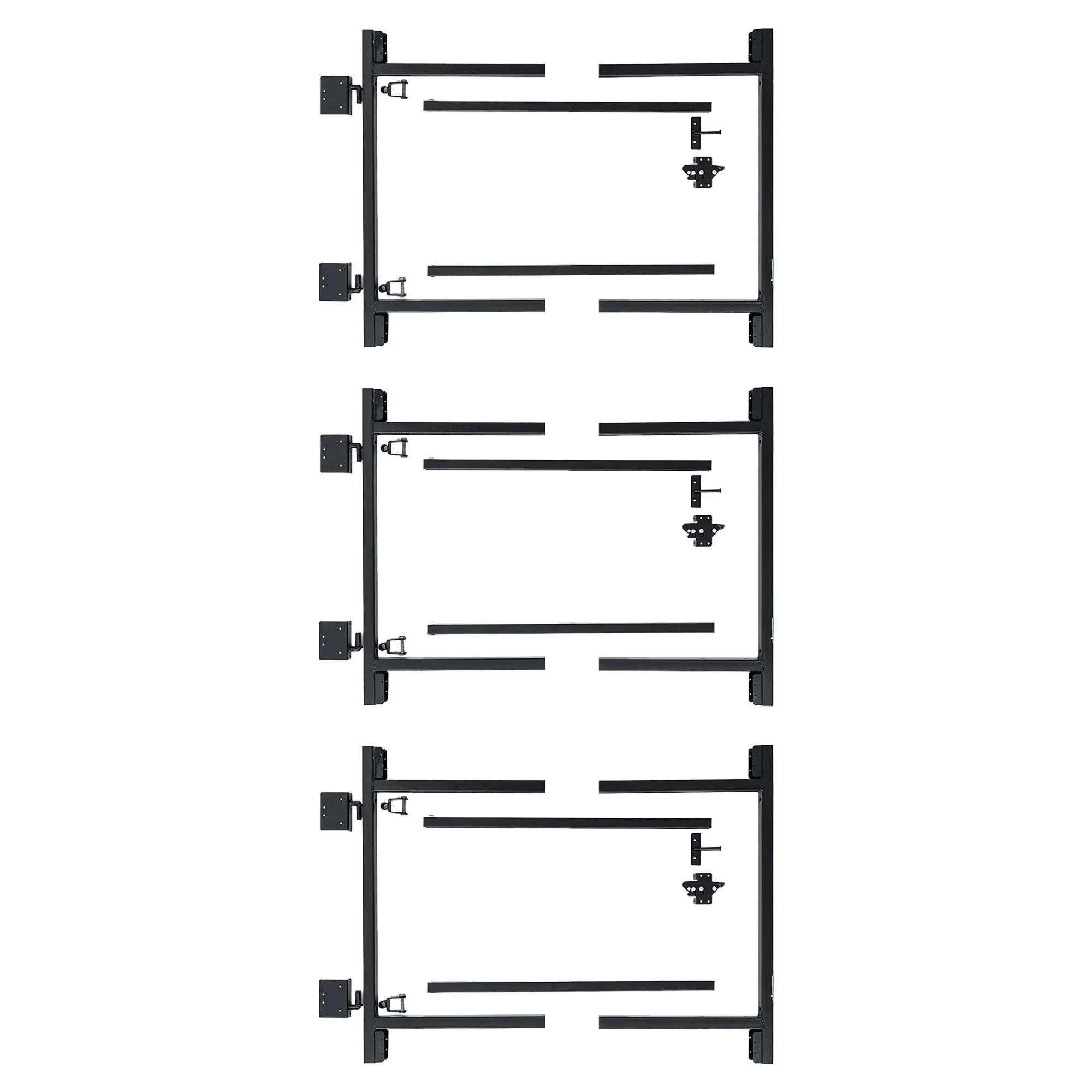 Adjust-A-Gate Steel Frame Gate Kit, 36"-60" Wide Opening Up To 4' High (3 Pack) Adjust-A-Gate Steel Frame Gate Kit, 36"-60" Wide Opening Up To 4' High (3 Pack)