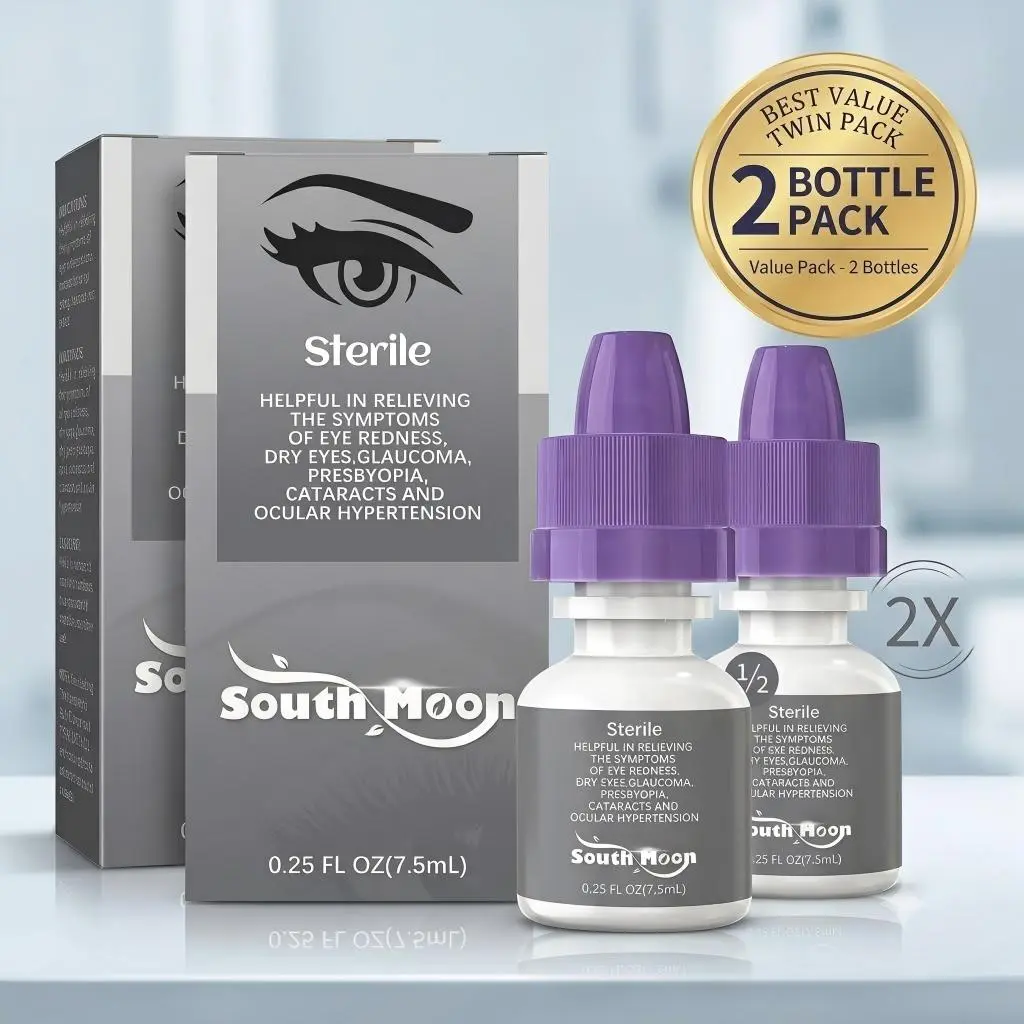 Eye Brightening Care Liquid, Luminescent Vision Refresher for Radiant & Clear Looking Eyes, Fast Acting & Long Lasting Comfort, 0.25 Fl Oz (7.5 mL)
