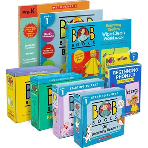 Learn to Read Bundle - Stage 1 with 4 Phonics Box Sets, 3 Work, Flashcards for  &  Beginning Readers