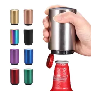 Beer Bottle Push Down Opener Metal Stainless Steel Kitchen Utensils Home Iron