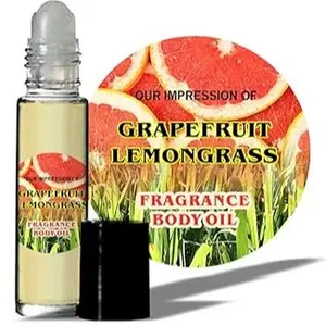 MOBETTER FRAGRANCE OILS' Impression of Grapefruit Lemongrass perfume cologne Fragrance Body Oil 1/3 oz roll on Glass Bottle