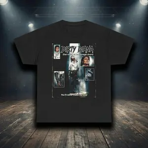 Michael Jackson Dirty Diana T-Shirt, Bad Era Rock Tee Graphic Tee Heavy Cotton Tee Shirt, 100% Heavy Cotton Shirt