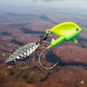Stainless Steel Rustproof Jigging Lure Set, Saltwater Freshwater Universal Spinner Kit. Precision Cast Willow Leaf Blade, 360 Spiral Spoon Blade with Treble Hook. For Salmon, Bass, Pike Perch and More. 5 Sizes Available.