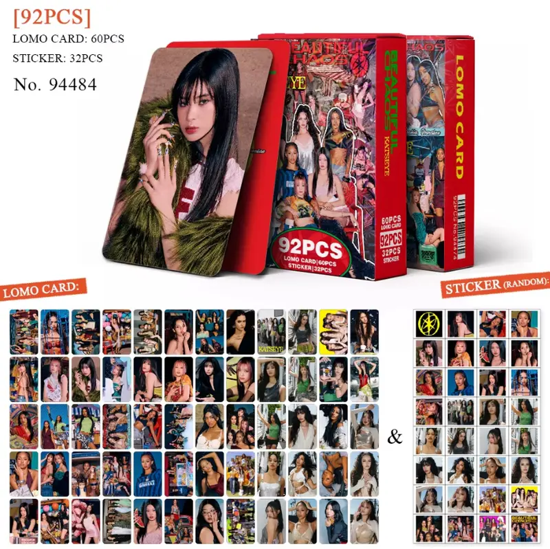 92/142Pcs Kpop Idol KATSEYE Album Gabriela Lomo Cards LARA DANIELA HD Printd Photocards Stickers MANON MEGAN YOONCHAE Fans Gift