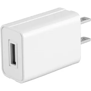 Wall Charger Cube 5V1A USB Power Supply  Block Universal Wall Plug Brick Portable Travel Fast Charger Power Adapter for ,  Galaxy,  (White)