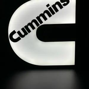 Cummins Truck Light Up LED Sign with USB Power Cord dad gift Lighting Lamp