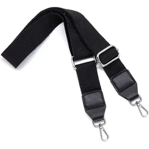 Solid Color Purse Straps Replacement Crossbody Bag Strap Adjustable Wide Guitar Straps for Handbags 1.5inch