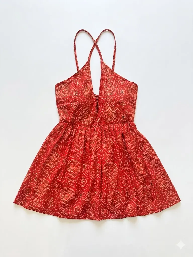 Boho Top for Summer - Casual  Halter Top with Adjustable Straps Perfect for Pairing with Jeans
