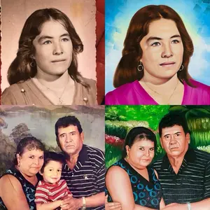 De Foto a Pintura - Portrait Painting Service with Customizable Options for Personalized Images and Artwork Photo Artistic. Text your photo at (302)722-6827 to get your quote.