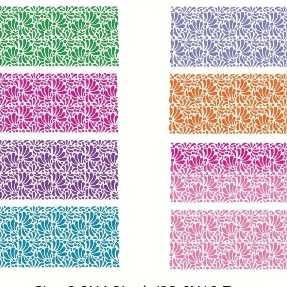 Customizable Durable Kitchen Talavera UVDTF Wraps - Choose Your Favorite Color, Cup Not Included