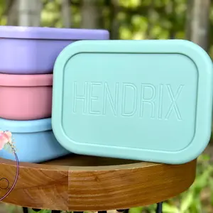 Personalized Silicone Bento Box