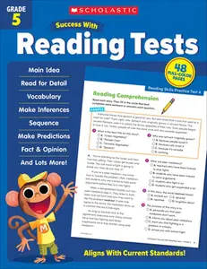 Scholastic Success with Reading Tests Grade 5 Workbook -- Scholastic Teaching Resources - Paperback