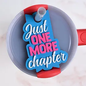 Topper Tag™ Just One More Chapter for Stanley Quencher | Electric Blue