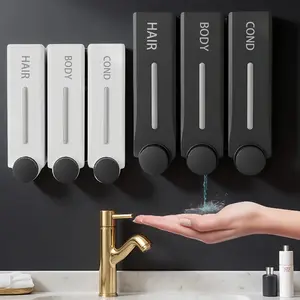 Wall Mounted Soap Dispenser, 300ML Soap Dispenser, Bathroom Supplies for Hand Soap, Shampoo, Body Wash, Kitchen Supplies, Shampoo Conditioner Dispenser