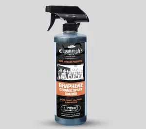 Cavanaugh's Finest Graphene Ceramic Spray Coating - Liquid Formula for Paint Glass & Wheels - 1 Year Protection