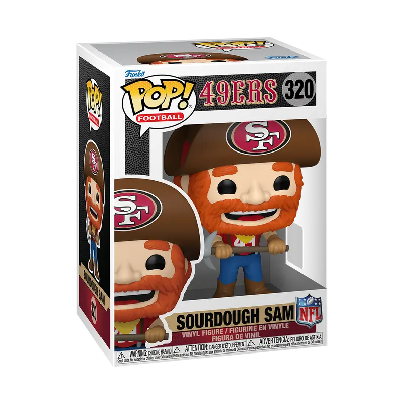 Funko Pop! San Francisco 49ers - Sourdough Sam #320 Collectible Pop Vinyl Figure