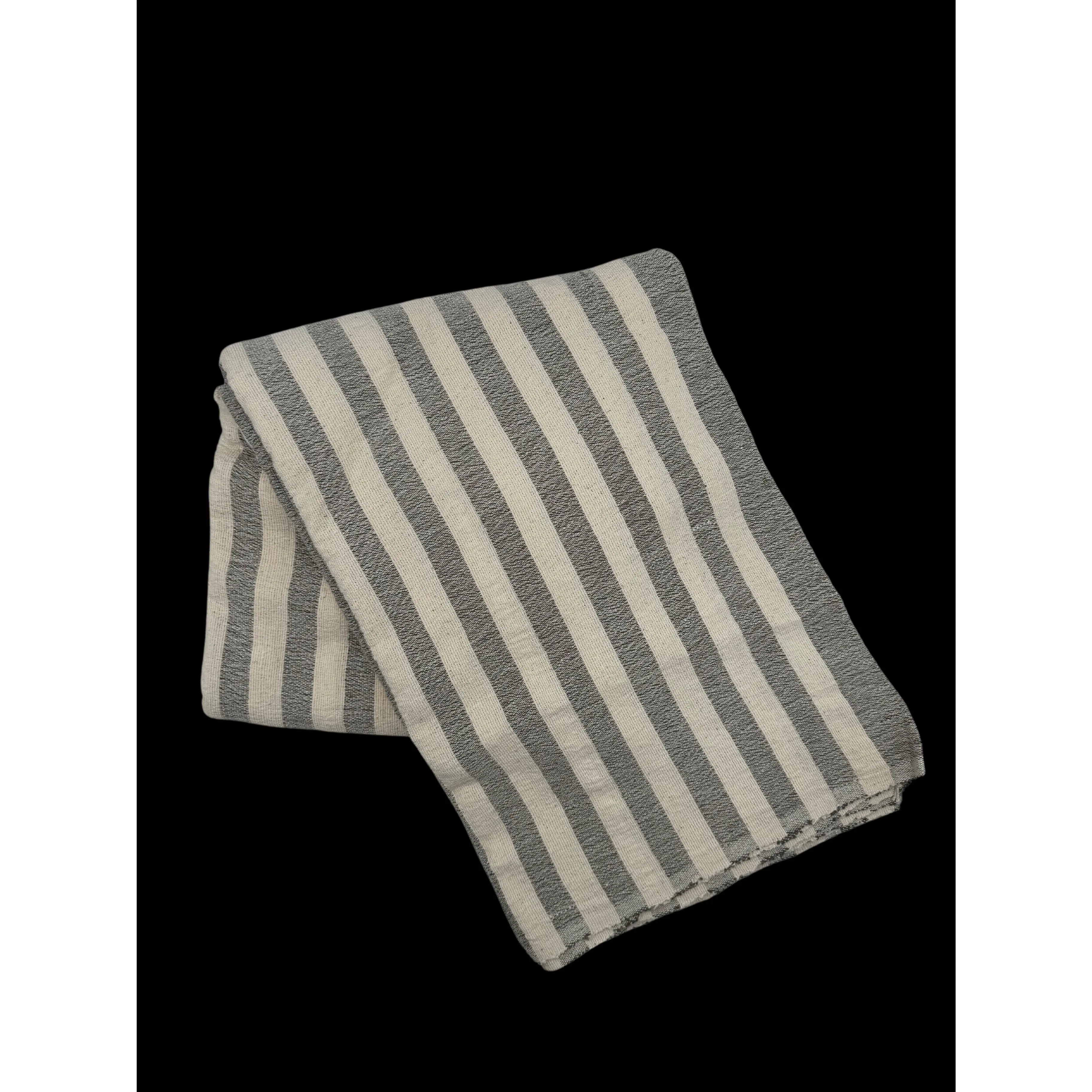 Gray Stripe Tablecloth