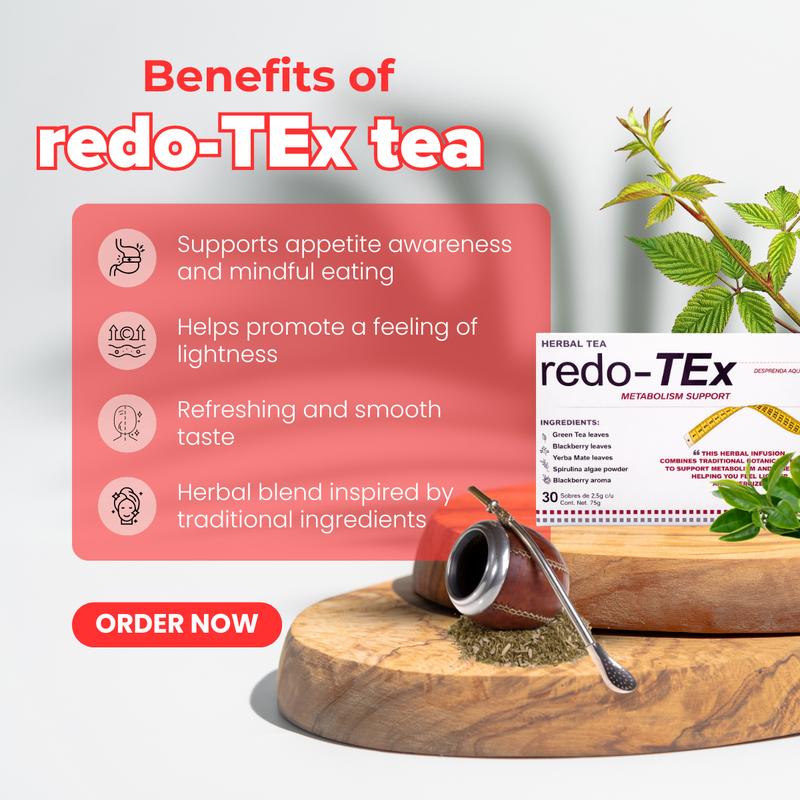 redo-TEx and Acxion Herbal Tea Bundle, Botanical Tea Infusions with Traditional Ingredients, Two 30-Count Boxes, 60 Tea Bags Total