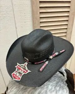 Bullhide Black No Pressure 25X Straw Western Cowboy Hat 2991