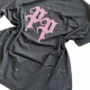 Peso Double P PINK Rhinestone Tee