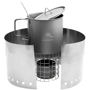 TOAKS Titanium Stove Cook System - Outdoor Camping