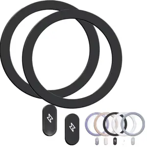 Universal Metal Plate Ring For iPhone MagSafe Magnetic Wireless Charger Iron Sheet Sticker Car Phone Holder For iPhone 17 17Air 17Pro 17ProMax