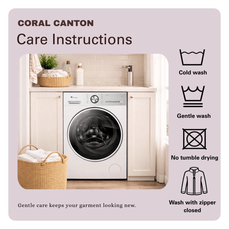 Coral Canton Women’s Solid Zip-Up BBL Sport Jacket