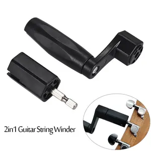 2-in-1 Electric/Manual Guitar String Winder Ukulele String Changing Tool