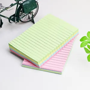 200 Sheets/100 Sheets Four-Color Large Rectangular Sticky Notes Set, Adhesive Stickers, Office High-Quality Student Exam Marking Labels, Tearable Memo Stickers