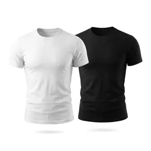 Men's Premium Classic White T-Shirt - Short Sleeve Crewneck Casual Top - Essential Solid Color Basic Tee