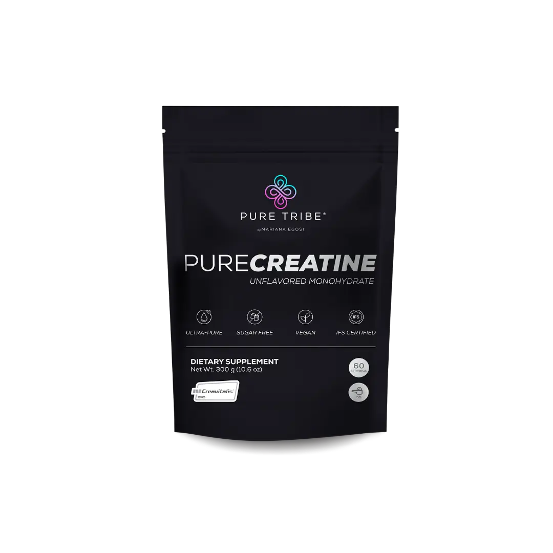 Pure Tribe PureCreatine Unflavored Micronized Creatine Monohydrate No Bloating Easy Digestion Optimal for Women and Men