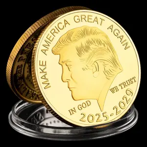 Donald Trump 2025–2029 Commemorative Coin – Make America Great Again US President Collectible Gift