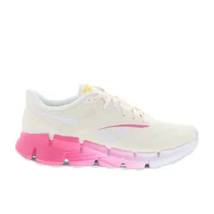 Reebok Zig Dynamica 5 Womens Beige Canvas Lace Up Athletic Running Shoes