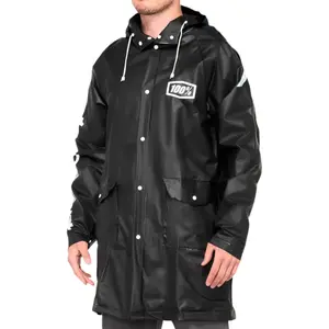 100% TORRENT Raincoat Black