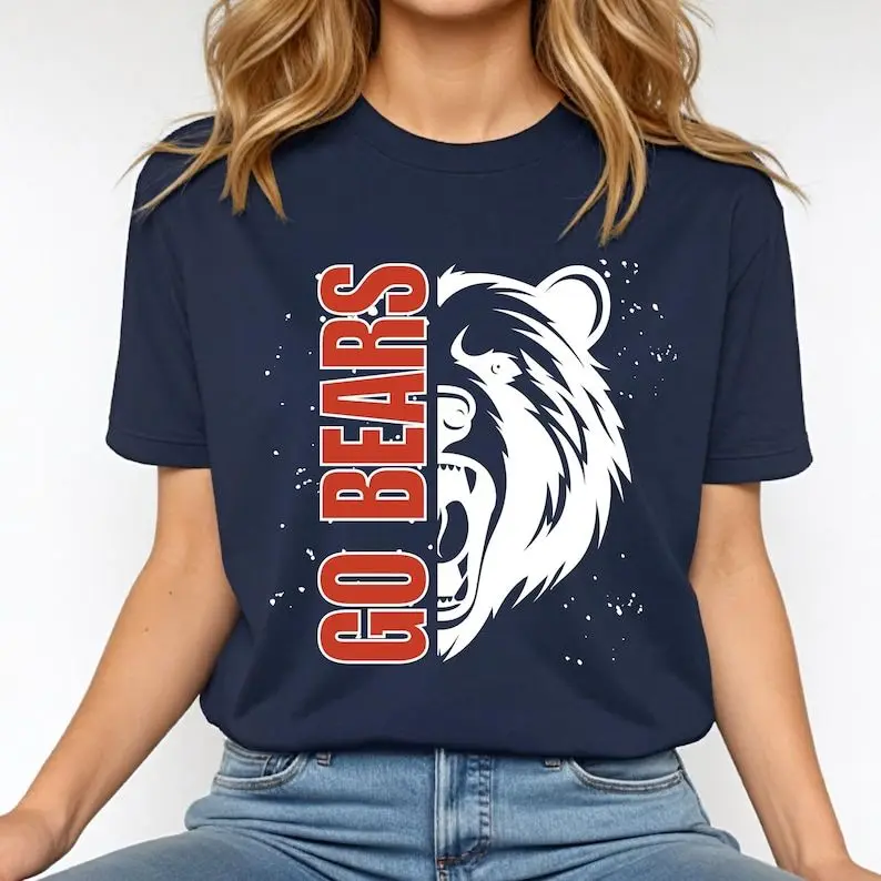 [Sale Up To 55%] Vintage "Go Bears" Sweatshirt – Retro Personalized Fan T-Shirt, Distressed Chicago/Baylor Style Pullover