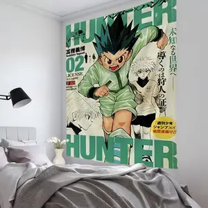 Hunter X Hunte Anime Tapestry Room Decor Wall Cloth Party Hanging Background Room Decor Baby Room Summer Exquisite Decoration