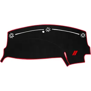 Dodge Charger Dashboard Cover Mat 2011-2023 Non-Slip UV Protection Red Edge Custom Fit Accessories