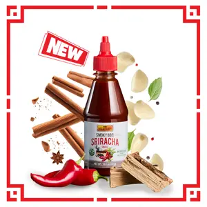 Lee Kum Kee Smoky Sriracha Sauce - multi-layered, deep smoky, with a spicy kick (10.6 oz)   Dip