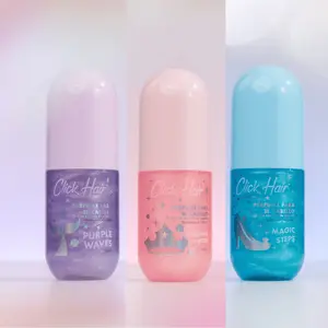 Click Hair Princess Hair Parfum Set of 3 100ml - Purple Waves, Sleeping Rose, Magic Steps - Softening & Shiny Hair with Enchanted Scent - Great Christmas Gift