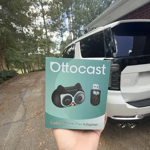 OTTOCAST Baby Camera for Car Wireless CarPlay Adapter, 1080P HD Car Screen Display Rear Seat Monitor, 150° Wide Angle, No-Glow Night Vision, Safety for Kids & Infants
