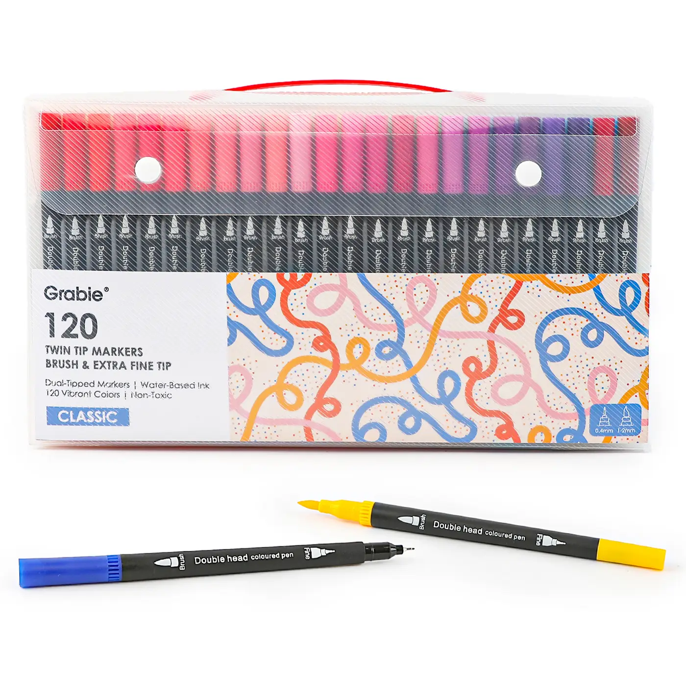 Grabie 120 Colors Brush & Extra Fine Twin Tip Markers Drawing, TikTokShopRestock, FallFreshness