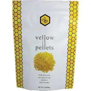 Yellow Beeswax Pellets (1 lb) |  Pure,  Grade, Triple-Filtered Beeswax for DIY  Care, Lip Balm, Lotion, and Candle Making