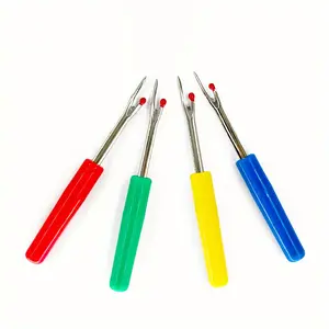 4pcs Small Plastic Seam Ripper Set for Sewing & Cross Stitch, Durable Easy-To-Use Seam Cutter Tools for Crafting Projects