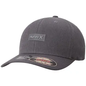 Hurley Mens Baseball Cap - Lightweight H2O-DRI Breathable Moisture Wicking Curved Brim Fitted Hats for Men