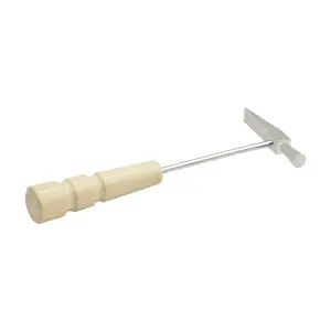 Thumb Piano Tuning Hammer, Wooden Handle Tuning Tool, Musical Instrument Accessories for Thumb Piano, Guitar, Ukulele, Violin